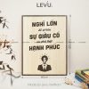 tranh treo tuong slogan khau hieu thuc day tu duy nghi lon levu129 30x40 b