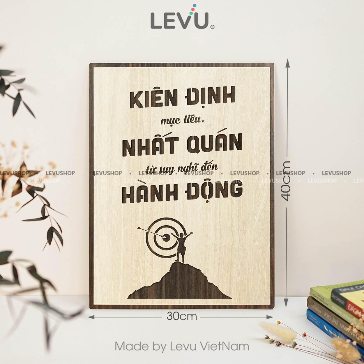 tranh tuong phong lam viec levu132 kien dinh nhat quan hanh dong 30x40 b Tranh tường phòng làm việc LEVU132 "Kiên định - nhất quán - hành động" - Ảnh 21