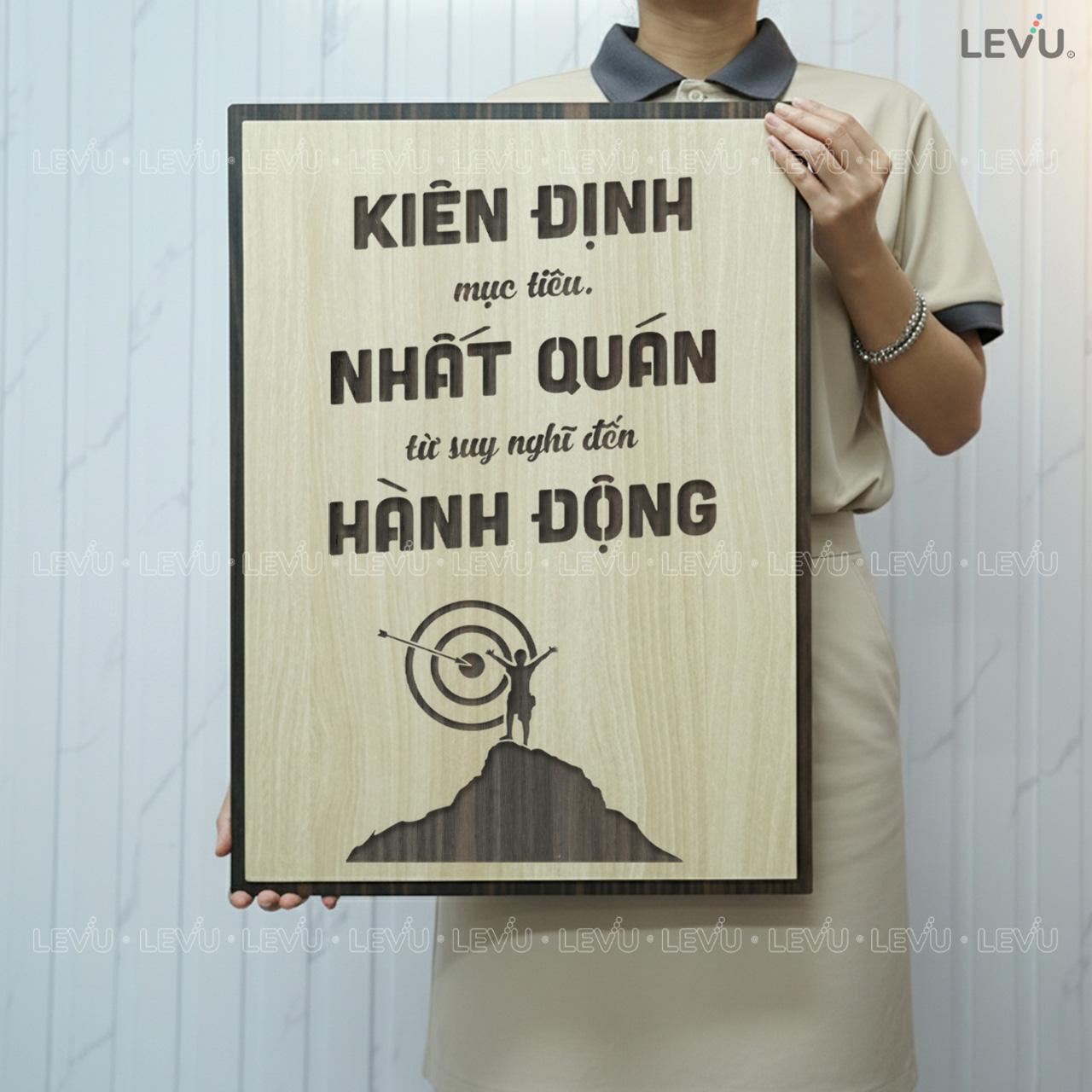 tranh tuong phong lam viec levu132 kien dinh nhat quan hanh dong Tranh tường phòng làm việc LEVU132 "Kiên định - nhất quán - hành động" - Ảnh 8