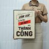 tranh tuong y nghia levu079 cam xuc la ke thu so mot cua thanh cong 30x40cm Tranh Tường Ý Nghĩa LEVU079
