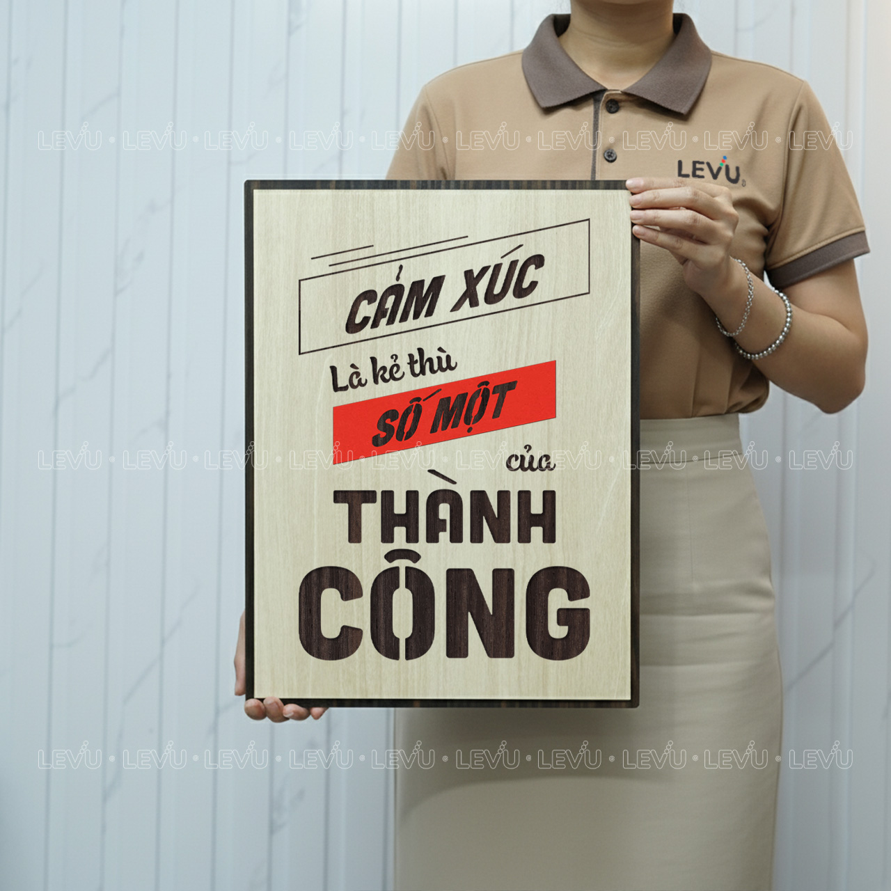 tranh tuong y nghia levu079 cam xuc la ke thu so mot cua thanh cong Tranh Tường Ý Nghĩa LEVU079 "Cảm xúc là kẻ thù số một của thành công"