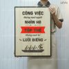 tranh van phong go co dong tinh than lam viec hieu qua moi ngay levu128 40x55cm