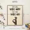 tranh van phong levu044 gio nao viec nay noi nao viec do 30x40 b tranh van phong levu044 gio nao viec nay noi nao viec do 30x40 b