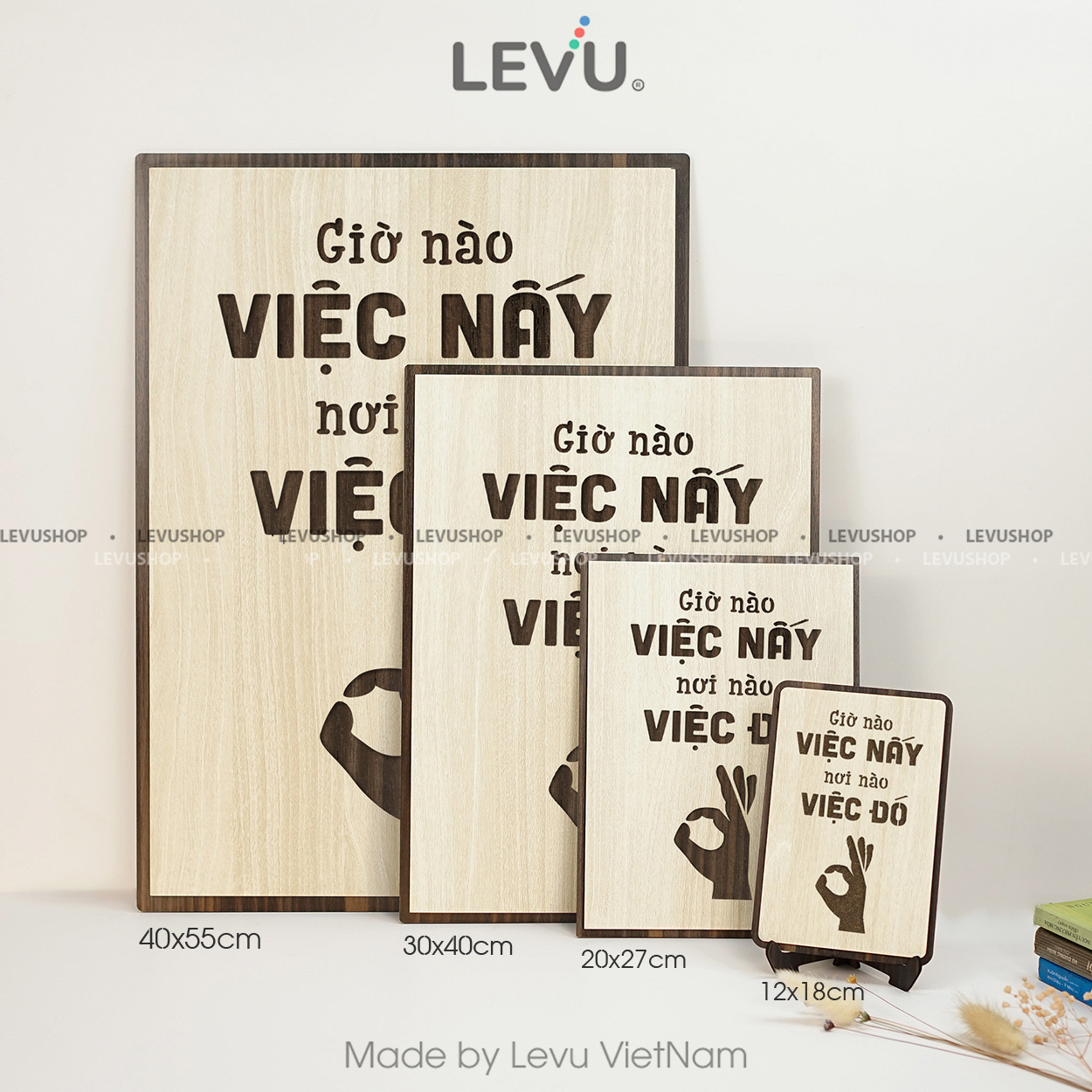 tranh van phong levu044 gio nao viec nay noi nao viec dosize b Tranh văn phòng LEVU044 "Giờ nào việc nấy nơi nào việc đó" - Ảnh 3