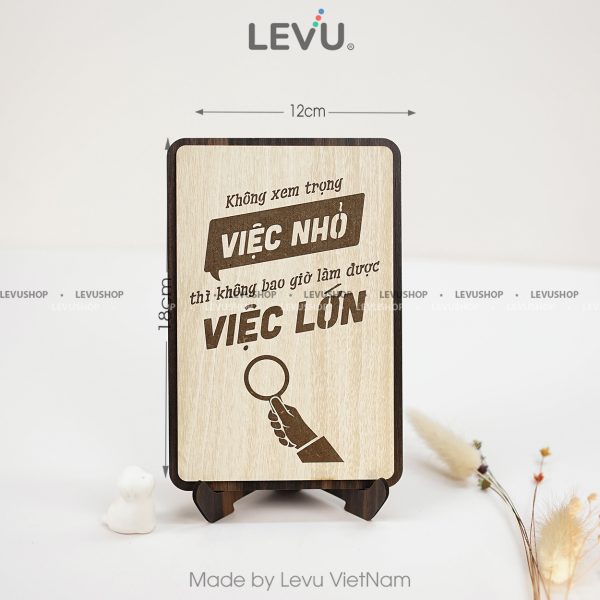 tranh van phong levu067 khong xem trong viec nho thi khong bao gio lam duoc viec lonm Tranh văn phòng LEVU067 "Không xem trọng việc nhỏ thì không bao giờ làm được việc lớn" - Ảnh 12