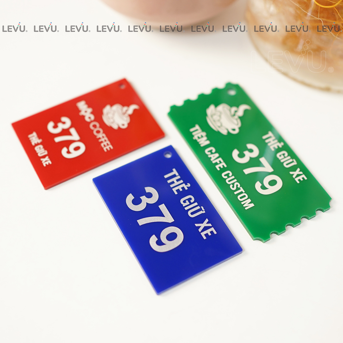 the giu xe mica khac laser thiet ke noi dung theo yeu cau levushop 6 Thẻ giữ xe mica khắc laser thiết kế nội dung theo yêu cầu - Ảnh 5