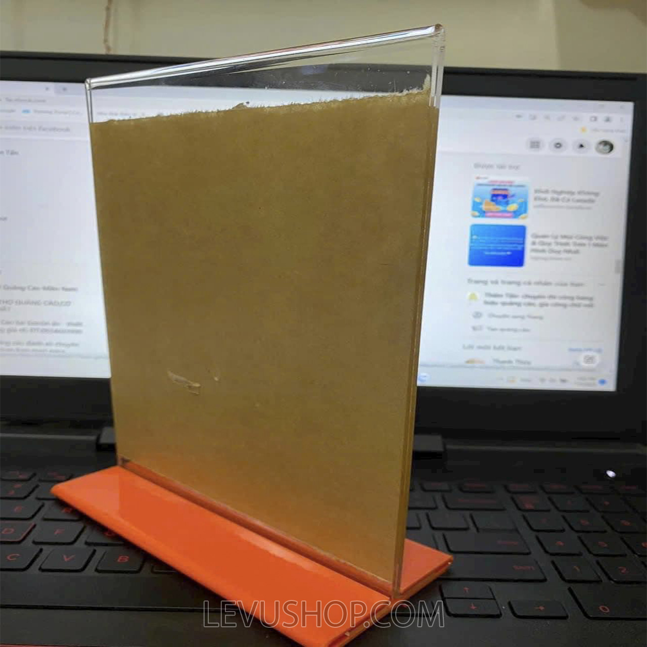 xuong san xuat bang menu mica de ban theo yeu cau tai tphcm levushop 10 Đây là sản phẩm đã hoàn thành mẫu nhưng màu xấu quá phải đổi lại mẫu khác