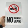 Bảng no smoking, no vaping (cấm hút thuốc lá điện tử) BG122