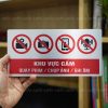 Biển báo khu vực cấm quay phim / chụp ảnh / ghi âm BG115