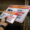 Biển báo khu vực có camera giám sát (cctv in operation) alu in UV cao cấp BG124