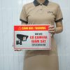 Biển báo khu vực có camera giám sát (cctv in operation) alu in UV cao cấp BG124
